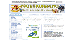 Desktop Screenshot of fogyokurak.hu