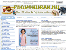 Tablet Screenshot of fogyokurak.hu